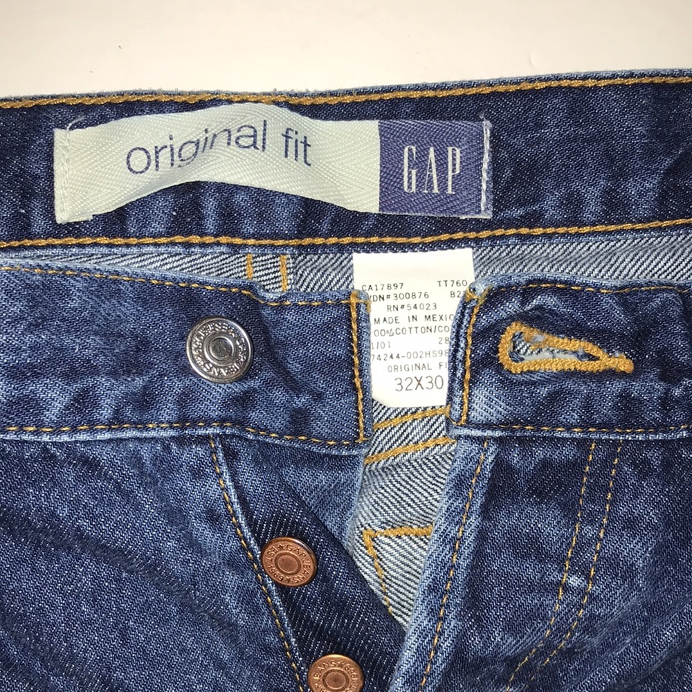 Men’s Vintage 1990’s Gap Jeans - Picture 2 of 7